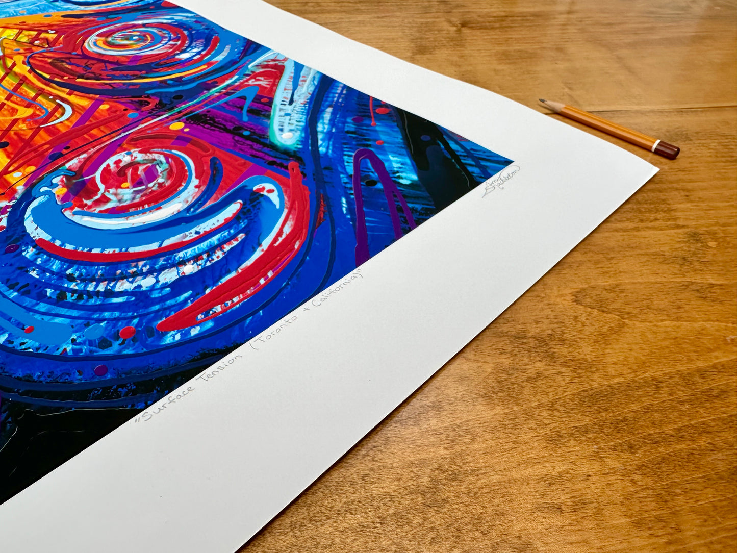 Surface Tension (Toronto + California), Limited Edition Print