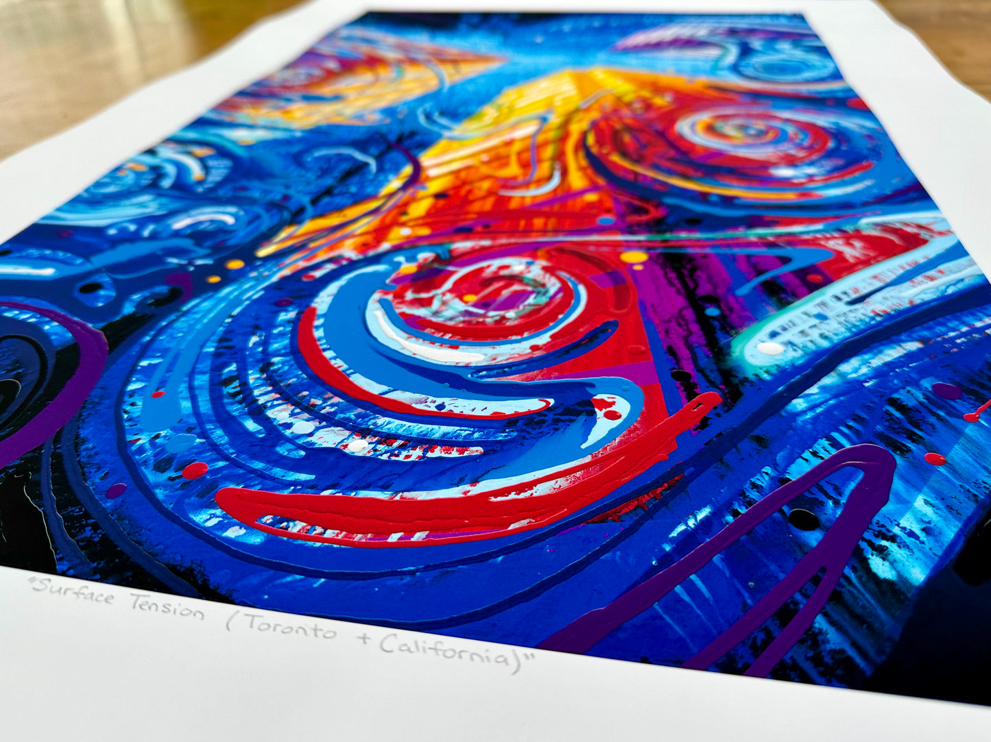 Surface Tension (Toronto + California), Limited Edition Print