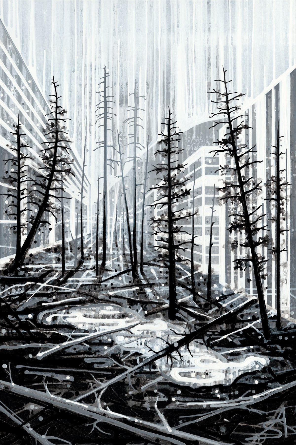 Windfall (Toronto + Banff + Kootenay National Park), Limited Edition Print