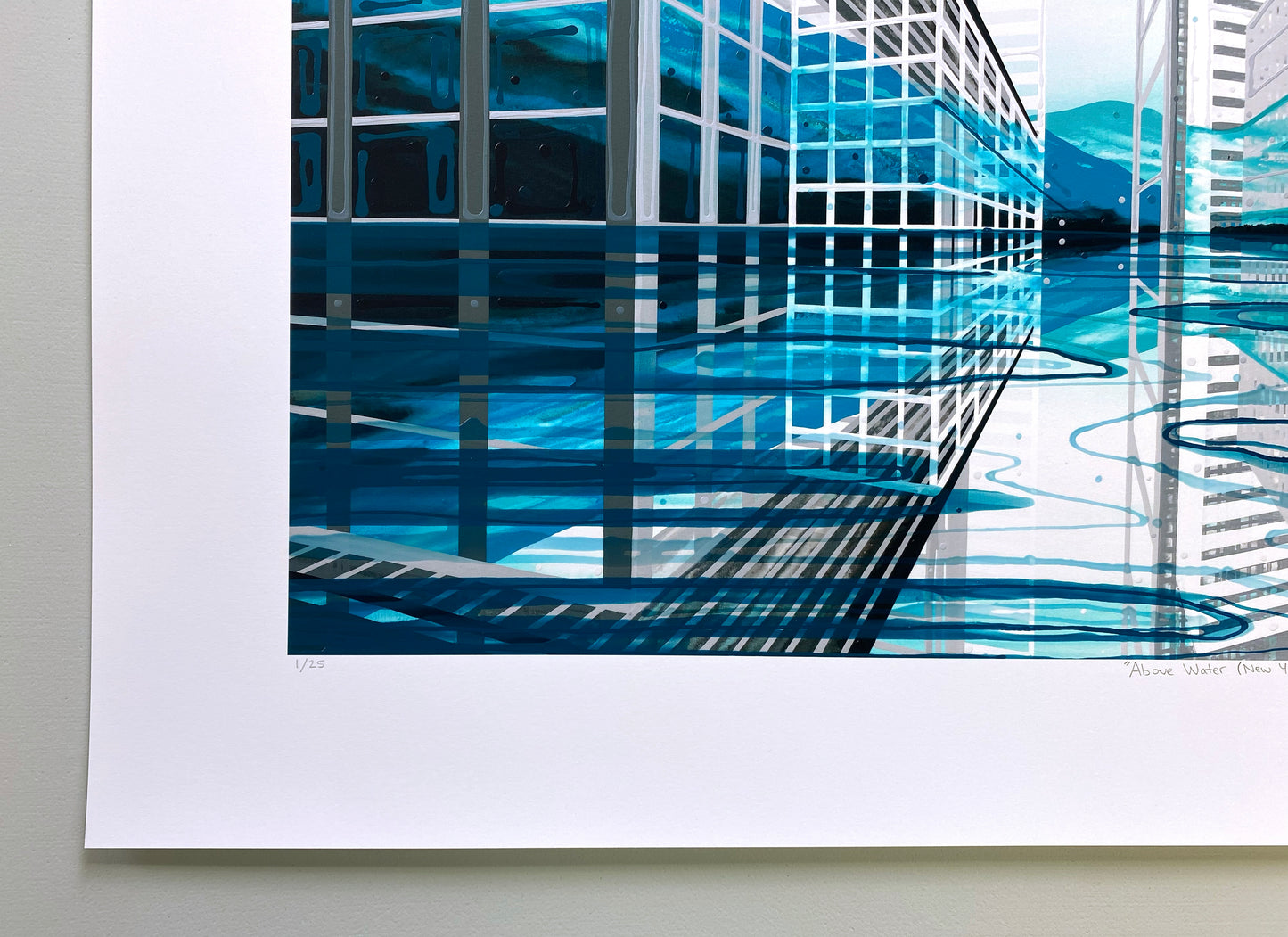 Above Water (New York + Yukon), Limited Edition Print