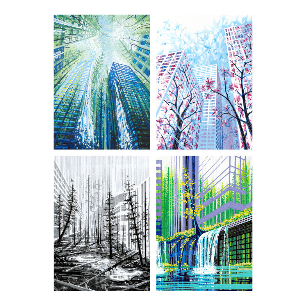 8 Artist Cards (Vertical) — Assorted