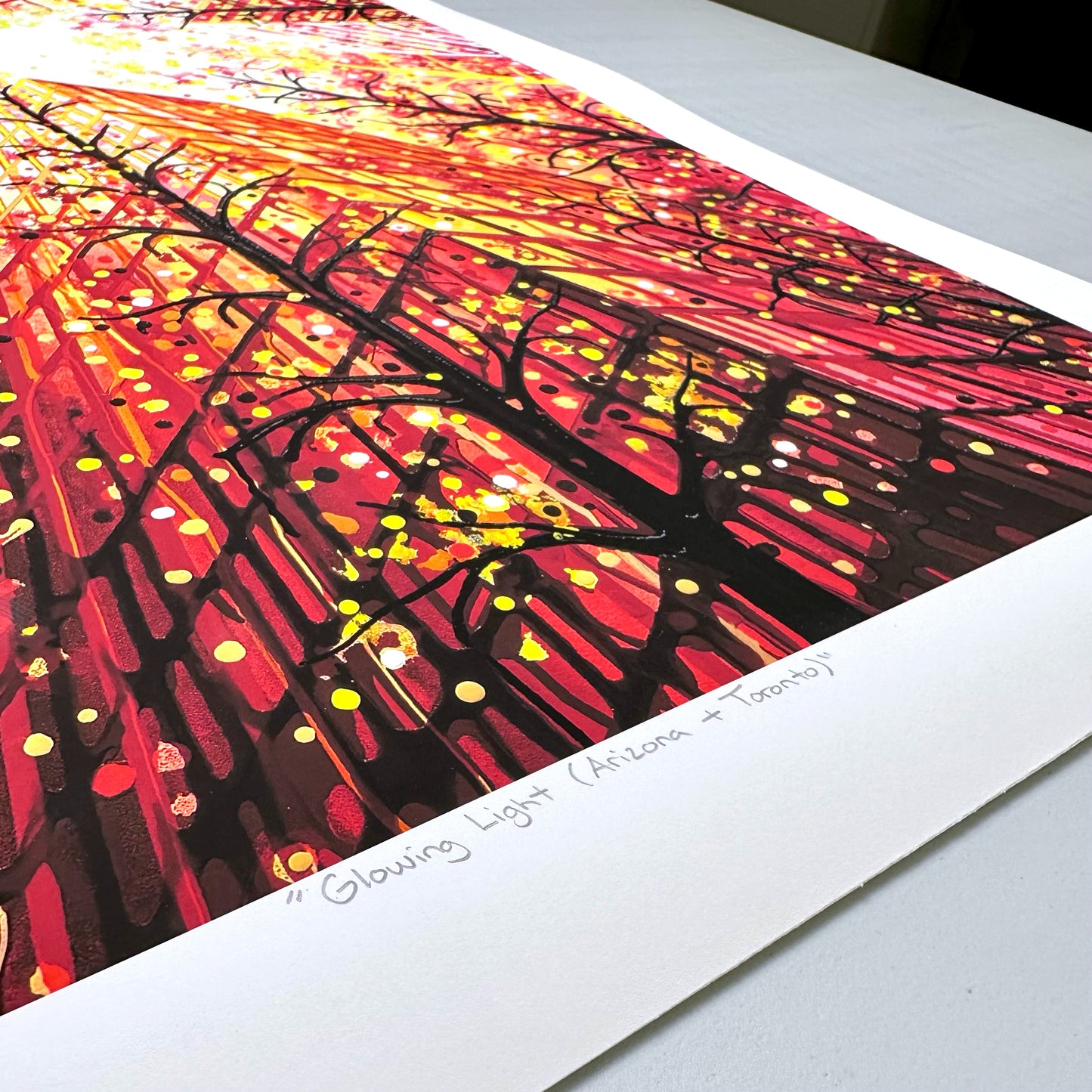 Glowing Light (Arizona + Toronto), Limited Edition Print