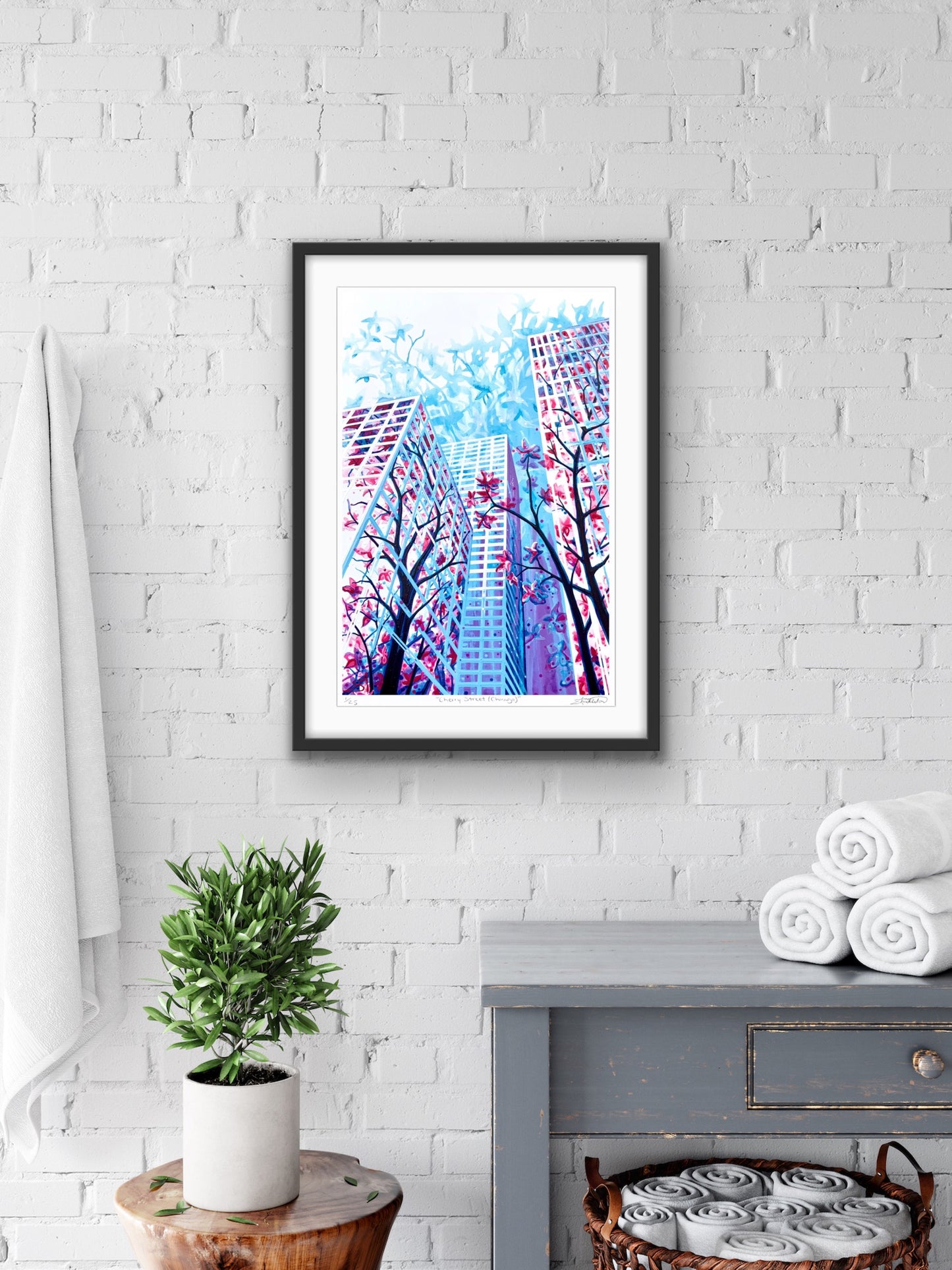Cherry Street (Chicago), Limited Edition Print